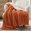 Bedsure Soft Sherpa Blanket Fluffy Throw Gift Beige 50"x60"