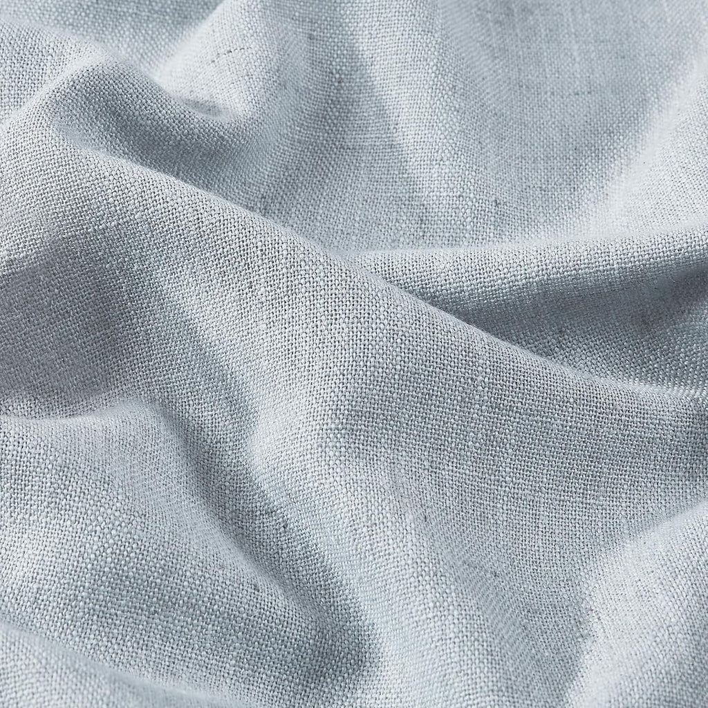 Vision Home Pinch Pleated Full Blackout Curtains Linen Blended Room Darkening Window Curtains 84 inch for Living Room Bedroom Thermal Insulated Pinch Pleat Drapes with Hooks 2 Panel 40"Wx84"L,Blue Fog